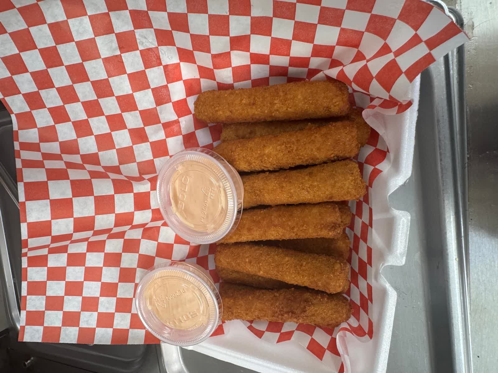 Golden croquetas with dipping sauces