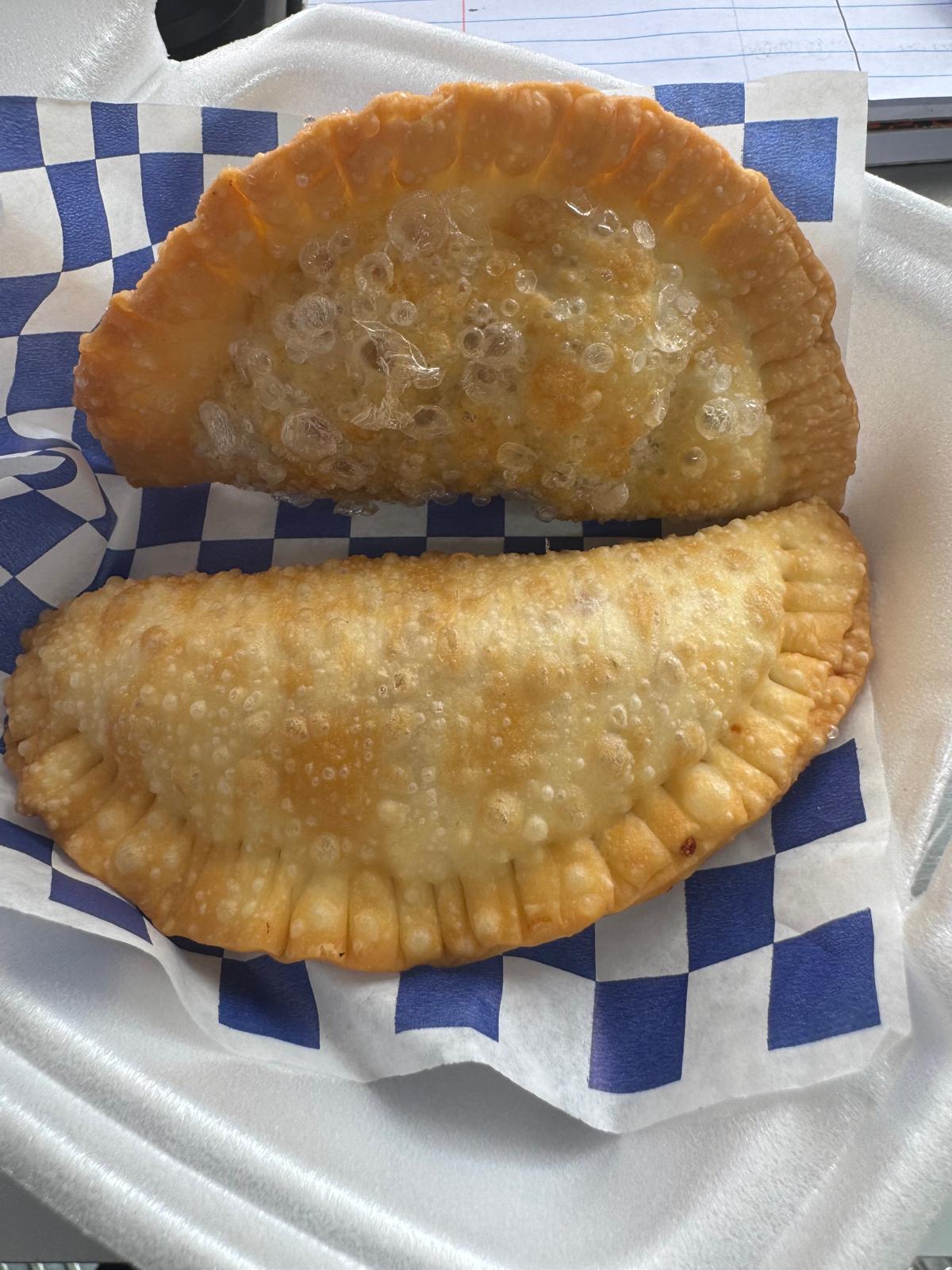 Golden fried Cuban empanadas